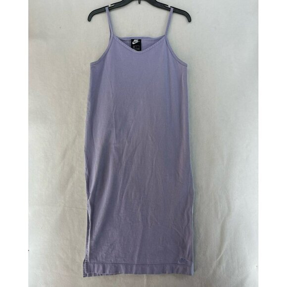 Nike Active Dress Sz M Purple Spaghetti Strap Stretch Pullover Stretch Vented - Picture 1 of 11